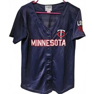 Victoria's Secret Pink Minnesota Twins Sheer Jersey Size XS